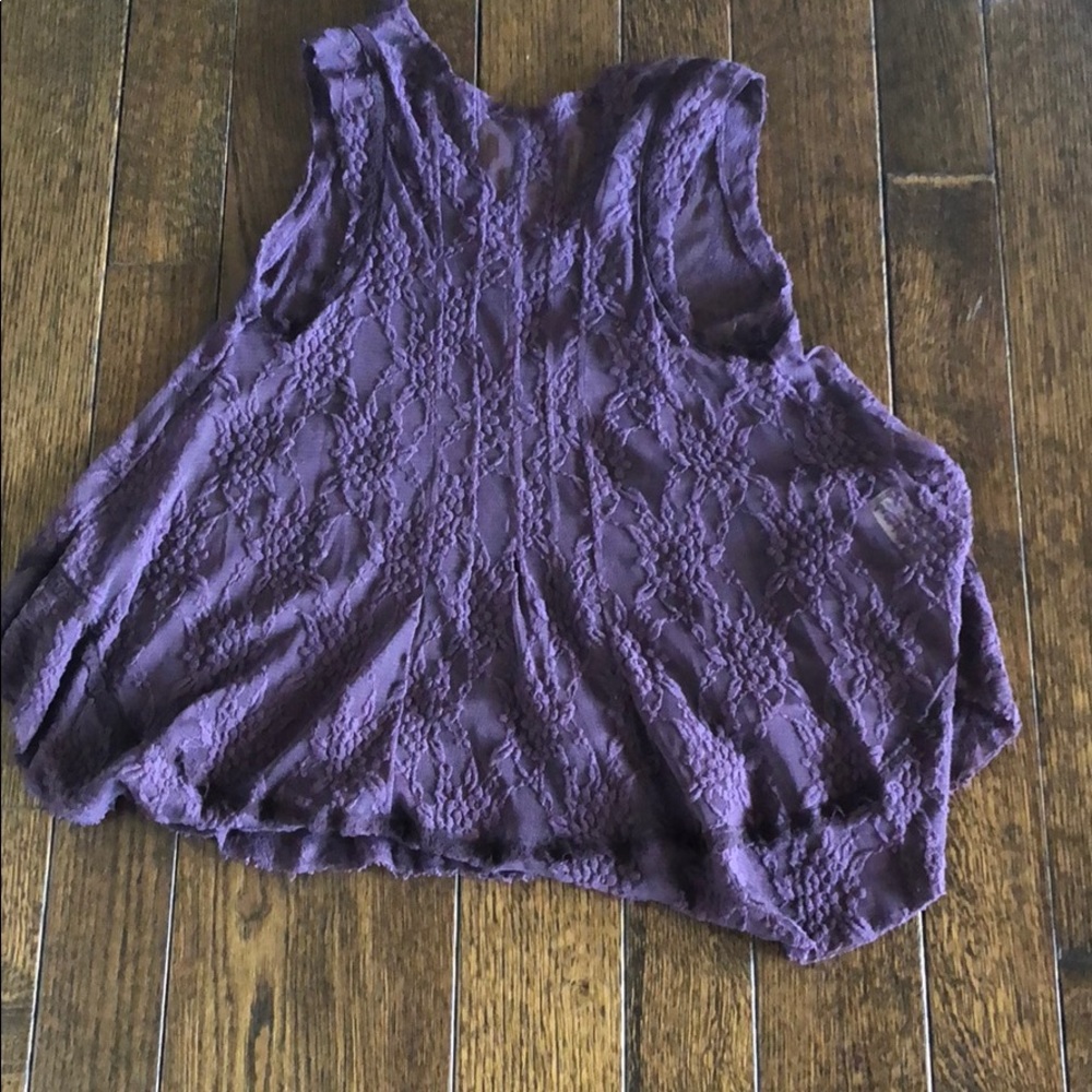 free people lace shirt